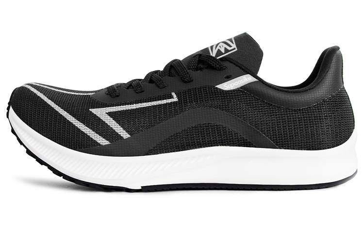 SUPAOSIKE Mesh Cushioning Slip Resistant Abrasion Resistant Low top Casual Running Shoes Unisex Black