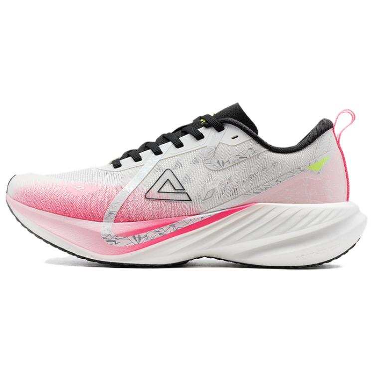 PEAK State Pole Abrasion Resistant Slip Resistant Low top Casual Training Sprint Running Shoes Women's White Pink