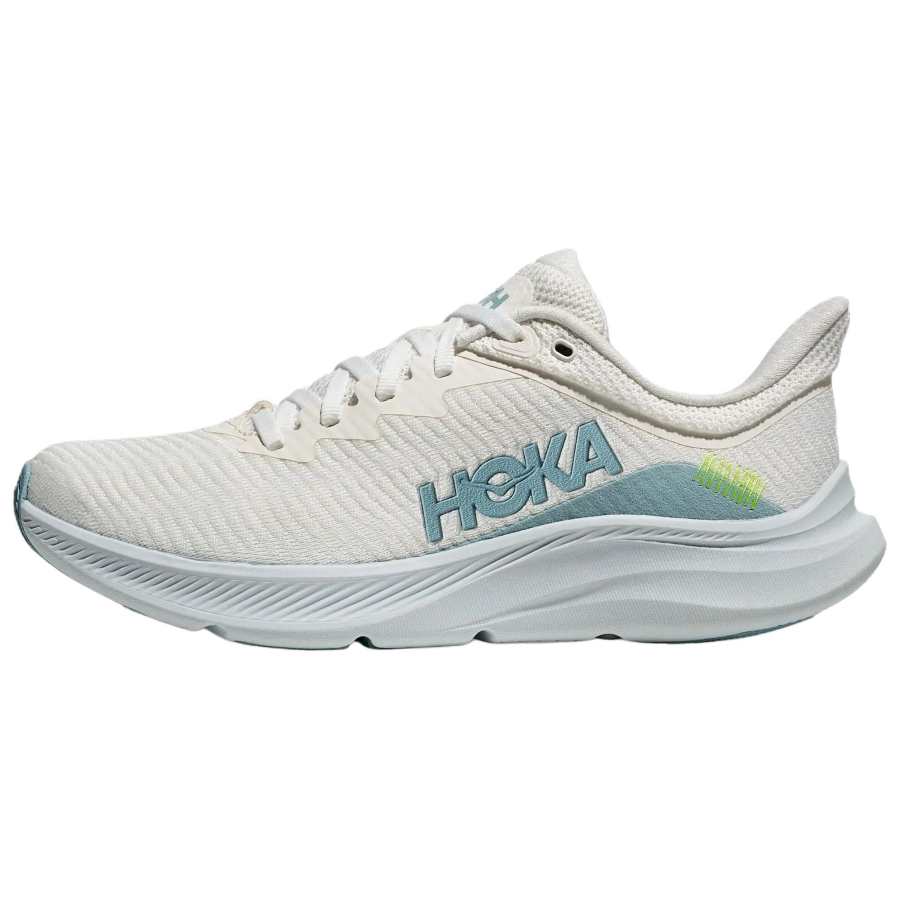 HOKA ONE ONE Solimar Abrasion Resistant Abrasion Resistant Running Shoes Women's Beige White Blue
