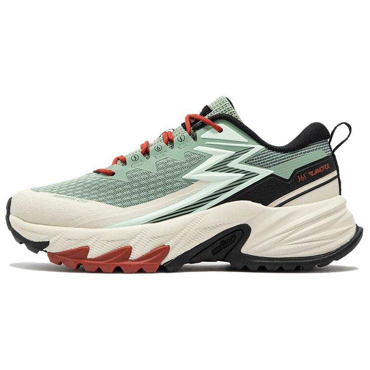 361° Slip Resistant Abrasion Resistant Low top Outdoor Shoes Women's Green Black Red