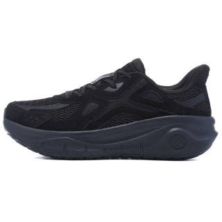 BMAI Expedition Thick Path Leather, Mesh Cushioning Support Breathable Slip Resistant Running Shoes Women's Black