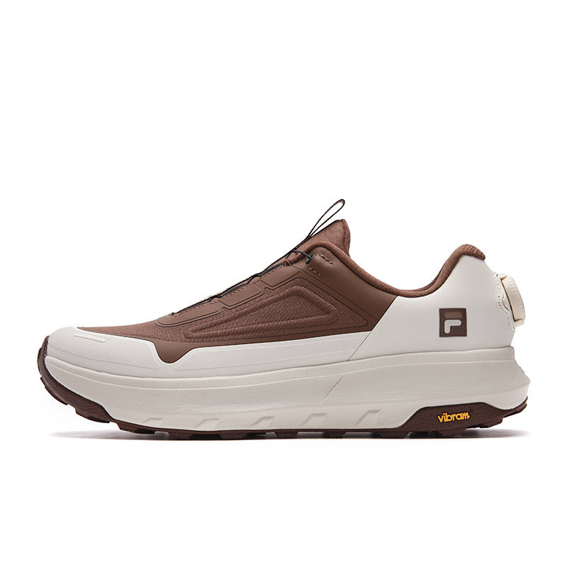 FILA BOA EXPLORER Cushioning Abrasion Resistant Lightweight Low top Outdoor Shoes Men's Brown Gray