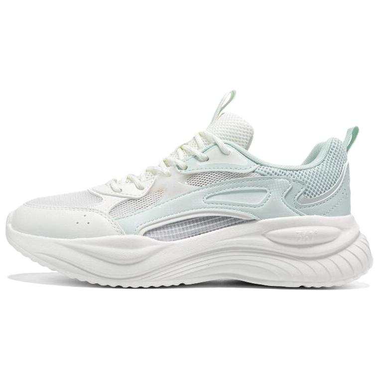 361° Life Collection Slip Resistant Abrasion Resistant Low top Casual Running Shoes Women's White Green