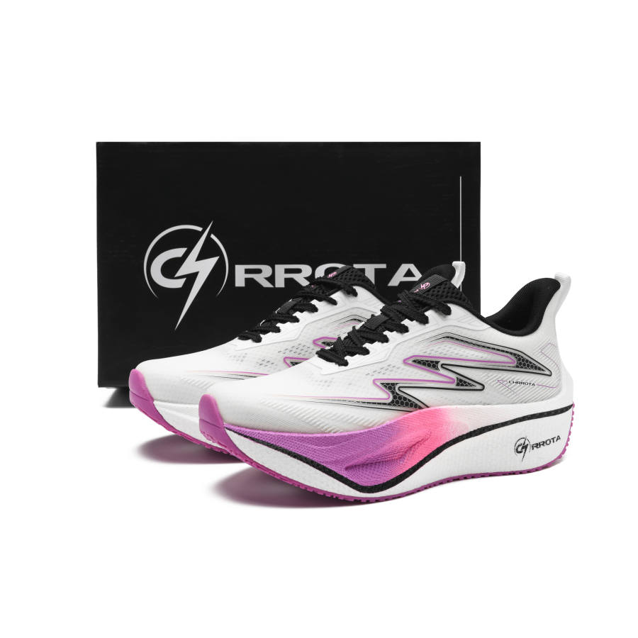 CHRROTA Low top Running Shoes Unisex Purple Rhythm Flying Shadow