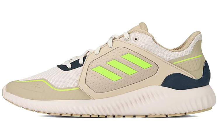 Adidas Adidas Climawarm Bounce Lace Up Fabric Cushioning Low top Running Shoes Unisex Light Brown Green