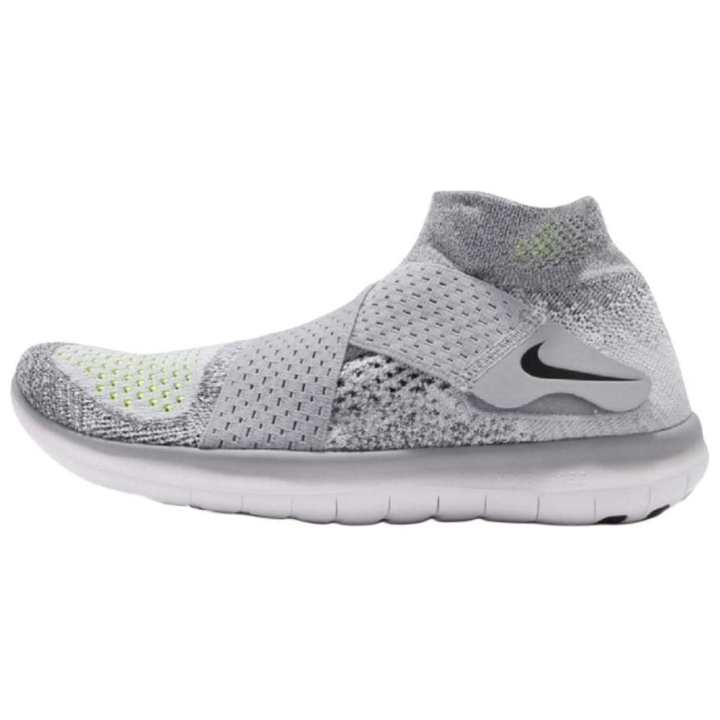 Nike Nike Free RN Slip Resistant Abrasion Resistant Mid top Casual Running Shoes Women's Gray