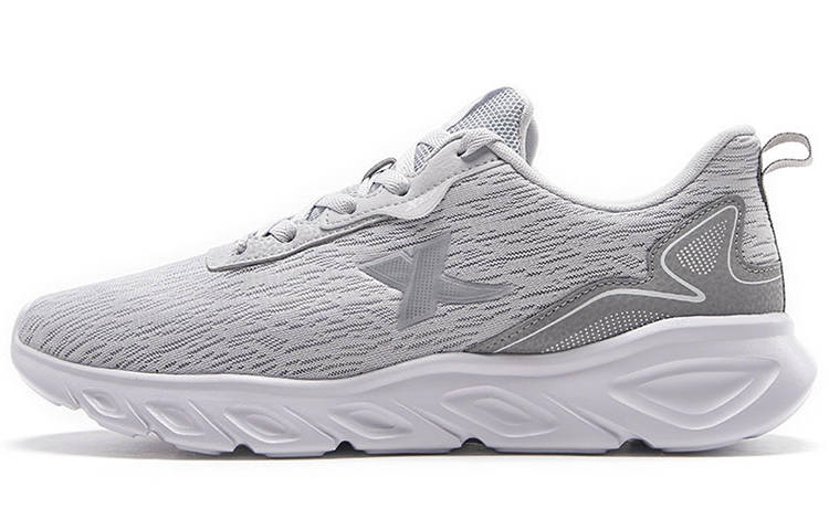 XTEP XTEP Running Shoes Men's Low Top Moonlight Gray/Ash Gray