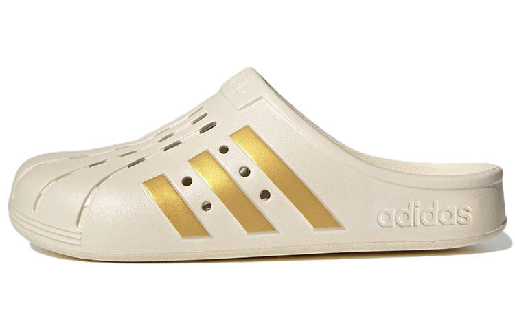 Adidas Adidas Adilette Clog 'Wonder White Gold Metallic'