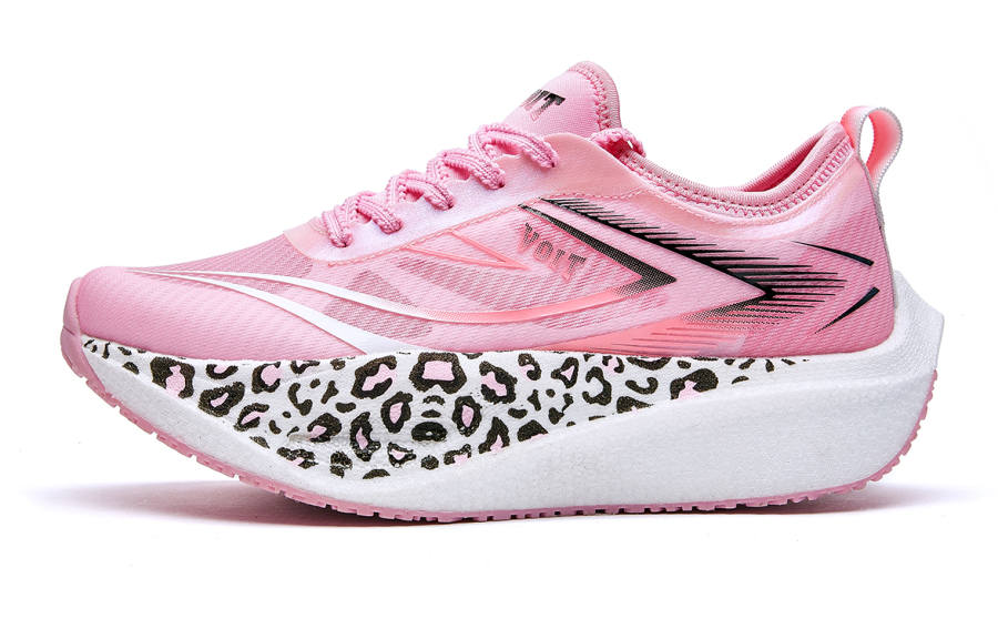 VOIT Low top Carbon Plate Marathon Training Long Distance Running Sprint Racing Running Shoes Unisex Pink
