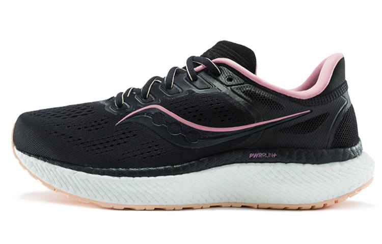 saucony Women's Hurricane 23 Wide 'Black Rosewater'