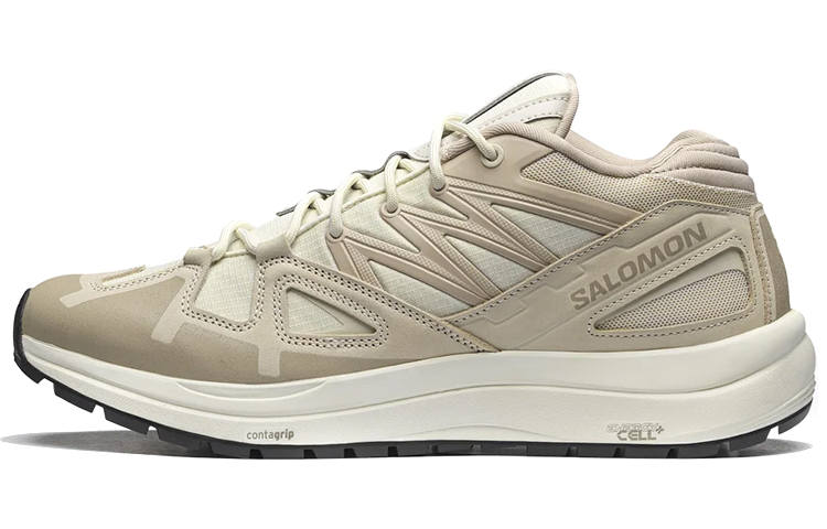 SALOMON Odyssey 1 Cushioning Slip Resistant Abrasion Resistant Low top Running Shoes Unisex Light Khaki