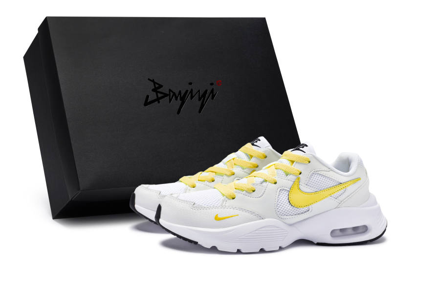 Nike Nike Air Max Fusion Waterproof Low top Running Shoes Men's White Yellow