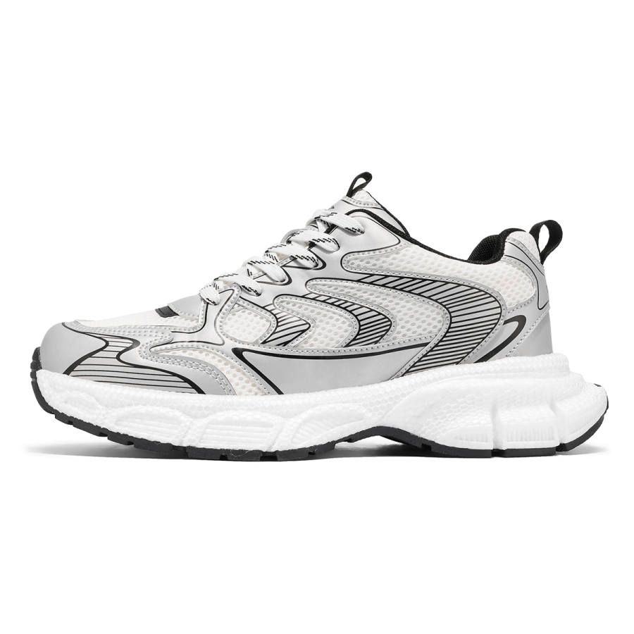DEERWAY Cushioning Abrasion Resistant Height Increasing Low top Chunky Sneakers Men's