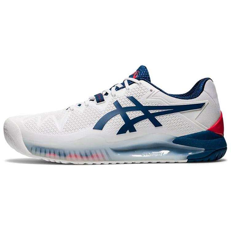 ASICS ASICS Gel Resolution 8 2E Wide 'White Mako Blue'