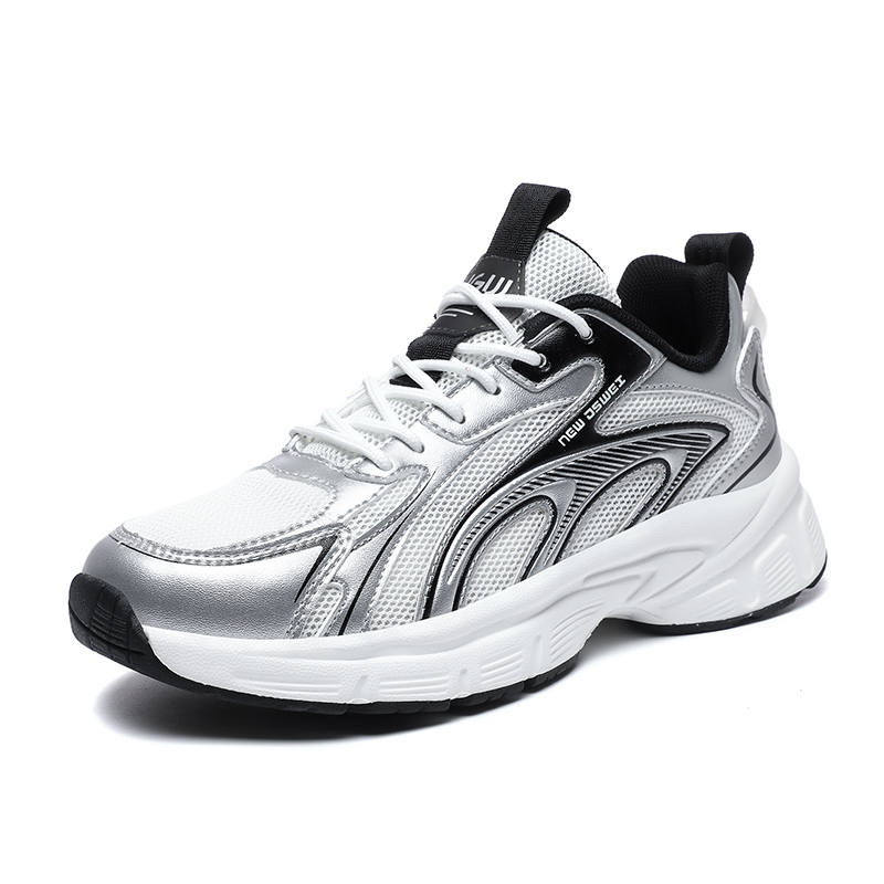 JSWEI Cushioning Slip Resistant Abrasion Resistant Low top Chunky Sneakers Women's