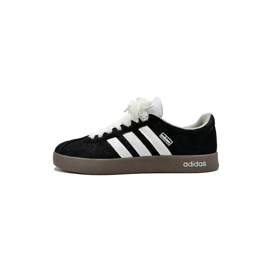 Adidas Neo VL Court 2.0 Wear resistant And Lightweight Low top Skateboard Shoes Unisex Black White