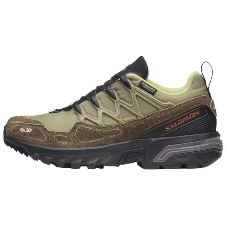 SALOMON ACS+ Low top Running Shoes Unisex Green Brown
