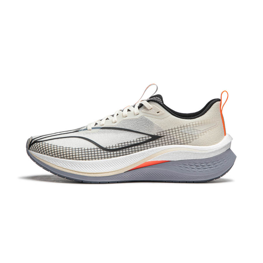 Li-Ning Li Ning Red Hare 7 Pro Low top Running Shoes Men's Ecru Gray