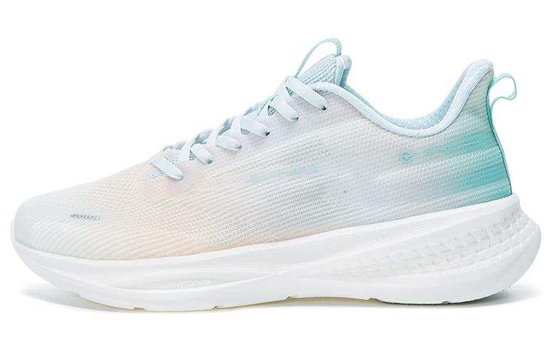 Erke Cushioning Abrasion Resistant Cushioning, Wear Resistant Low top Running Shoes Women's White Orange
