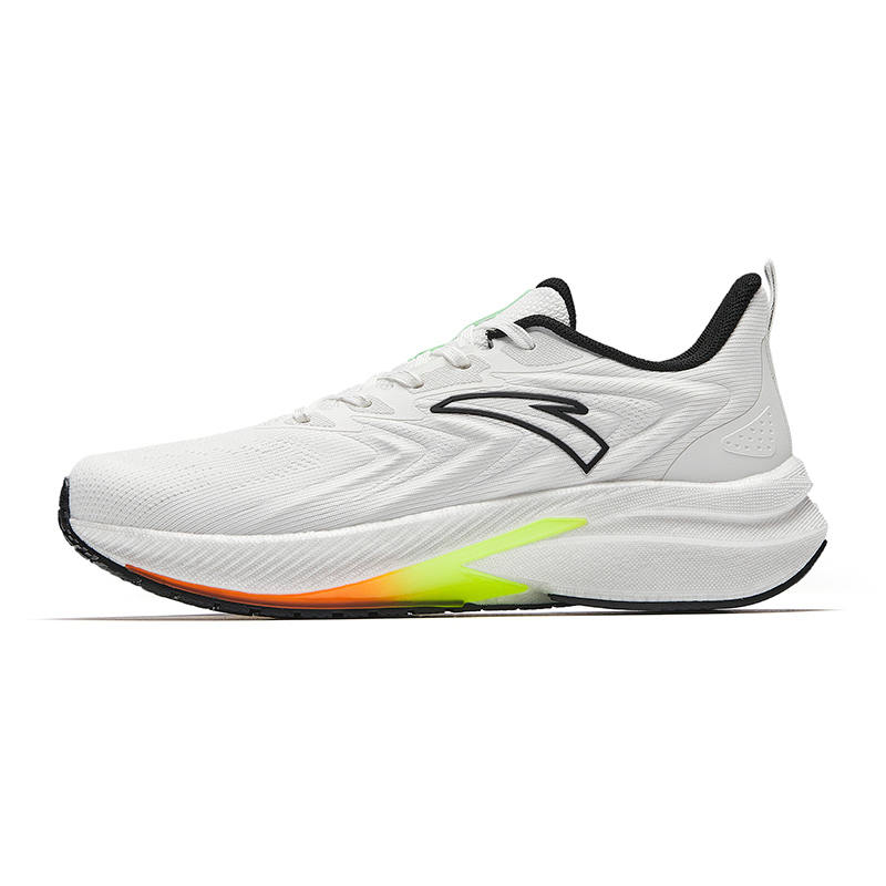 ANTA SUPERSTORE CHAOJIANTA Cushioning Slip Resistant Rebound Low top Training Running Shoes Men's White Black