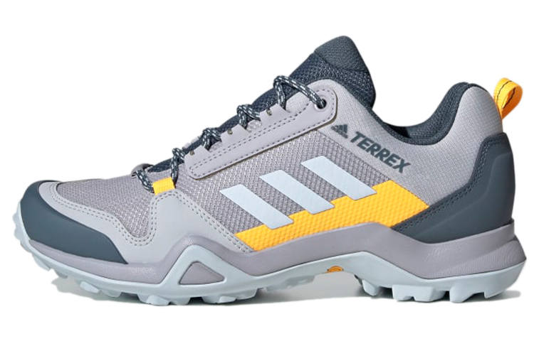 Adidas Adidas Terrex AX3 GTX Hiking Athleisure Breathable Low top Outdoor Shoes Women's Gray Blue