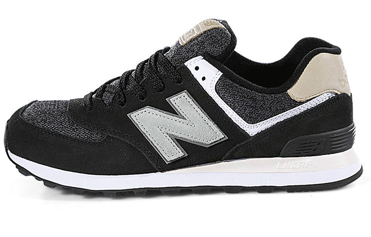 New Balance New Balance NB 574 Running Shoes Unisex Low Top Black/Gray/Beige