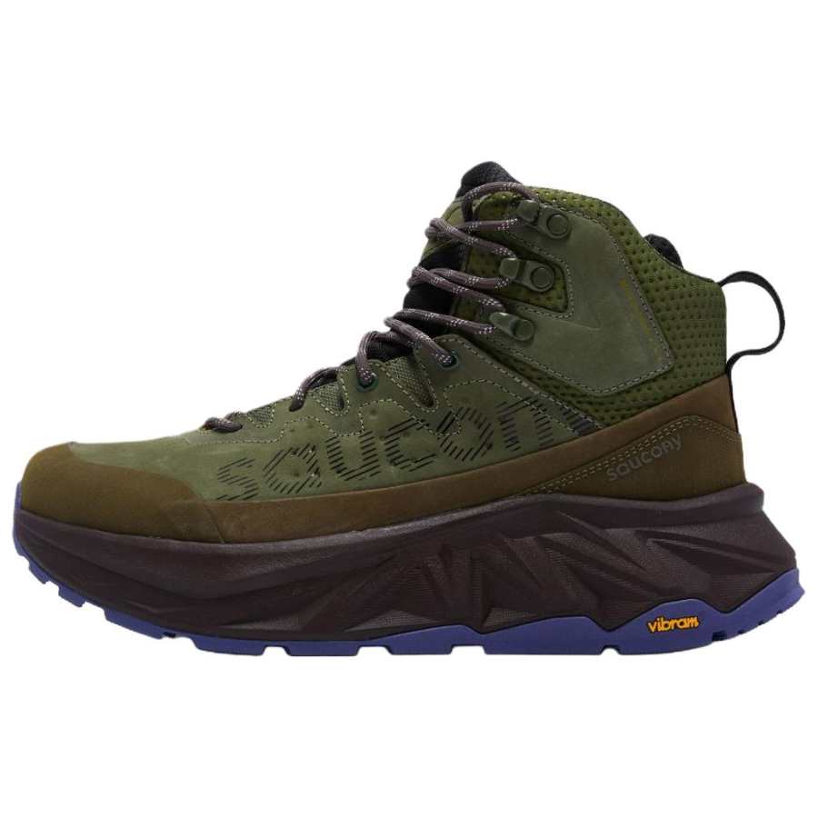 Saucony TRIGON ULTRA Speed Rebound Mid top Running Shoes Unisex Green