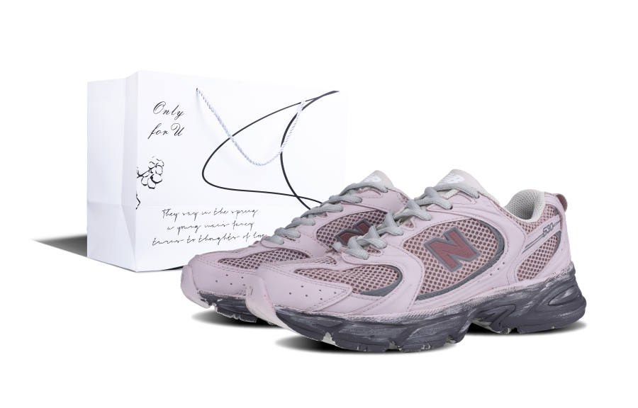 New Balance New Balance NB 530 Abrasion Resistant Abrasion Resistant Low top Running Shoes Unisex Pink Gray D Width