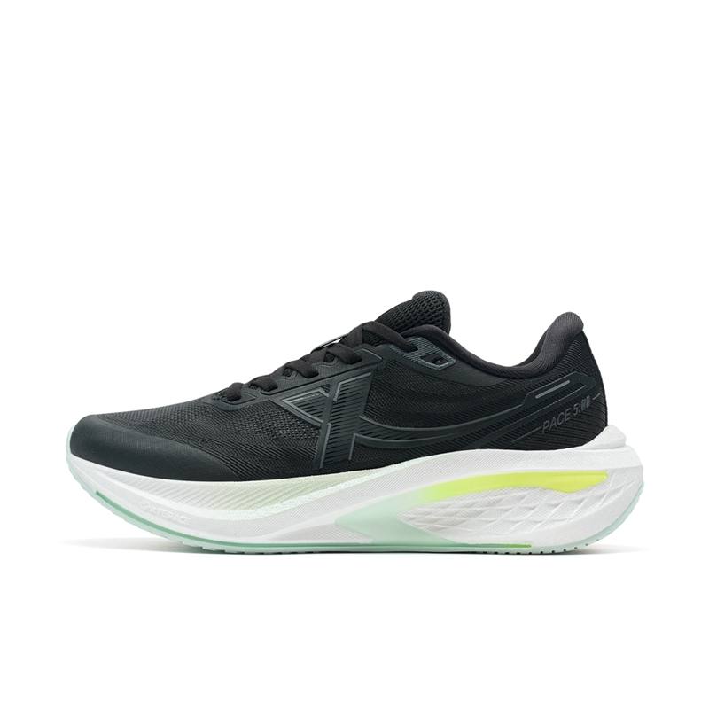 XTEP 5 Speed 3 Cushioning Breathable Low top TPU Physical Fitness Test & Exam Training Running Shoes Women's Black