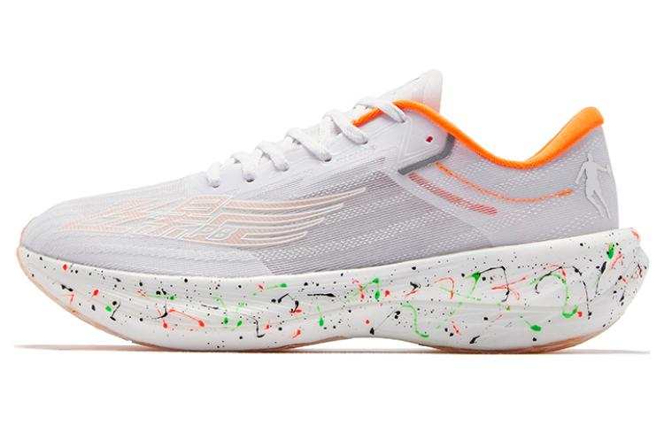 QIAODAN Feiying PB2.0 Cushioning Slip Resistant Abrasion Resistant Low top Running Shoes Men's White