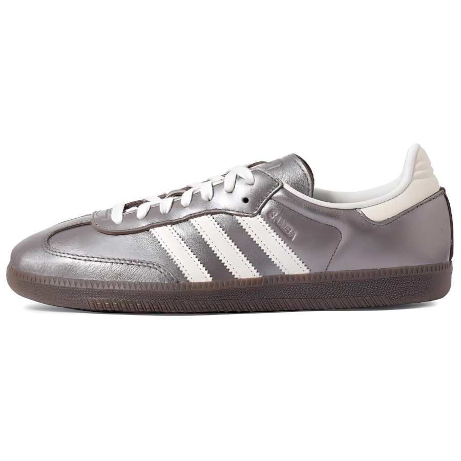 Adidas Originals SAMBA OG Low top Skateboard Shoes Unisex Dark Purple White