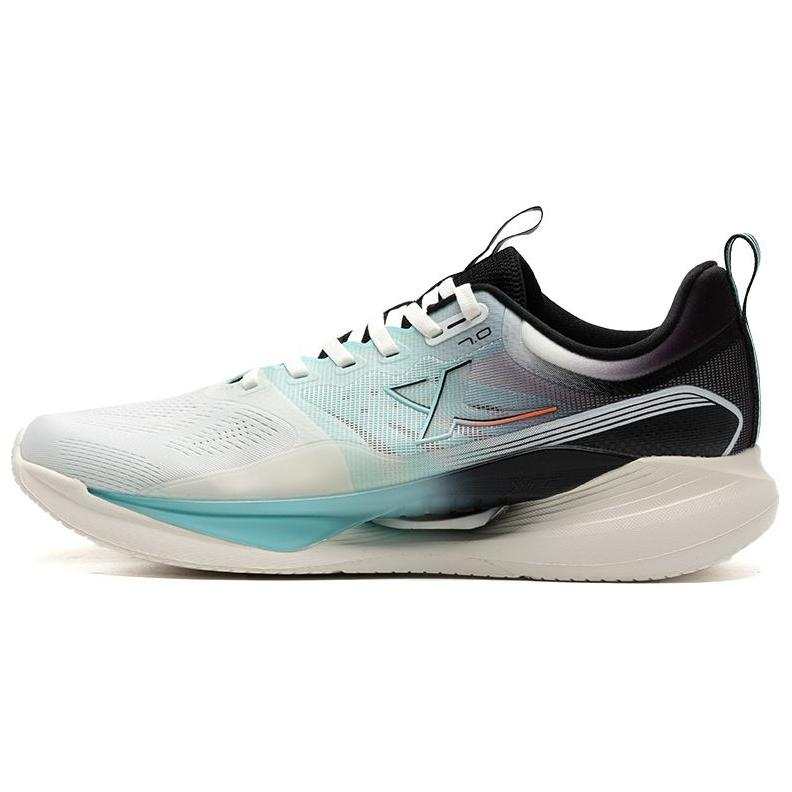 XTEP Galloping Wind 7.0 Slip Resistant Abrasion Resistant Low top Running Shoes Men's White Black Blue