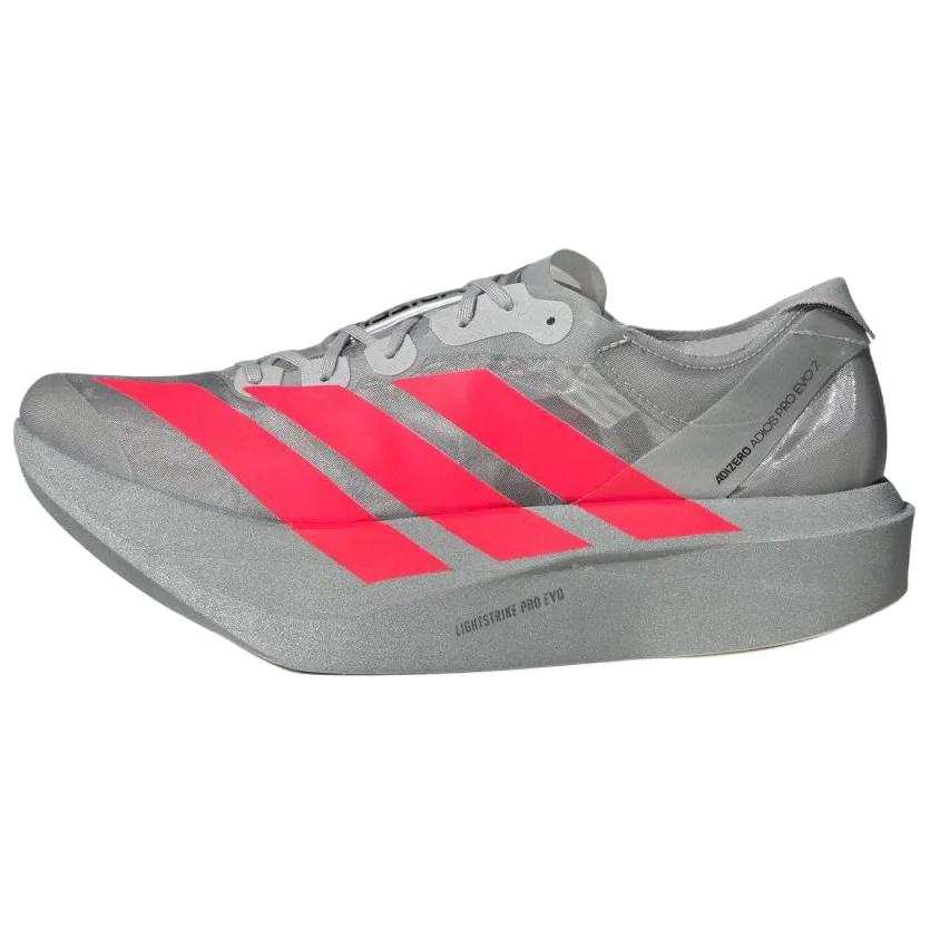 Adidas Adidas Adizero Adios Pro Evo 2 Rubber Low top Marathon Racing Running Shoes Unisex Gray Red