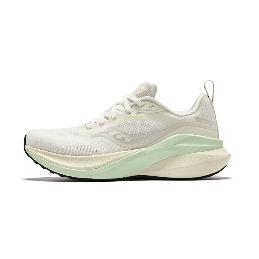 Saucony MARSHAL Slip Resistant Abrasion Resistant Low top Running Shoes Women's Beige Silver