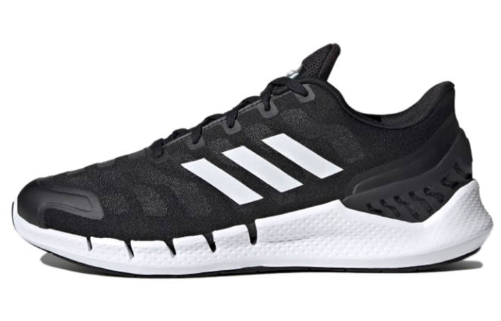 Adidas Adidas Climacool Ventania Textile, Synthetic Leather Low top Casual Running Shoes Unisex Black
