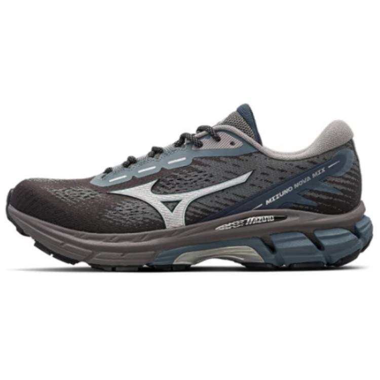 Mizuno NOVA MIX Soft And Comfortable Slip Resistant Abrasion Resistant Low top Running Shoes Unisex Gray