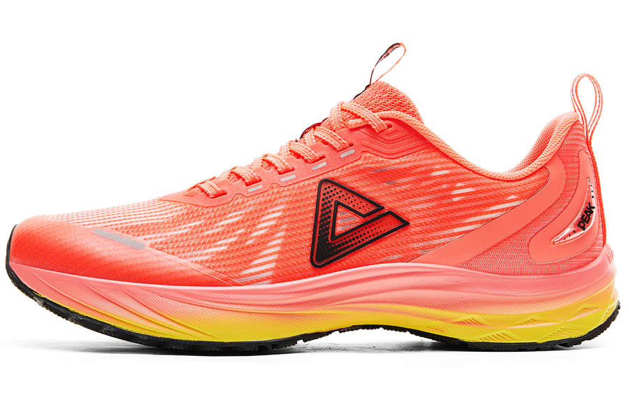 PEAK Abrasion Resistant Rebound Low top Training Running Shoes Men's Fluorescent Water Red