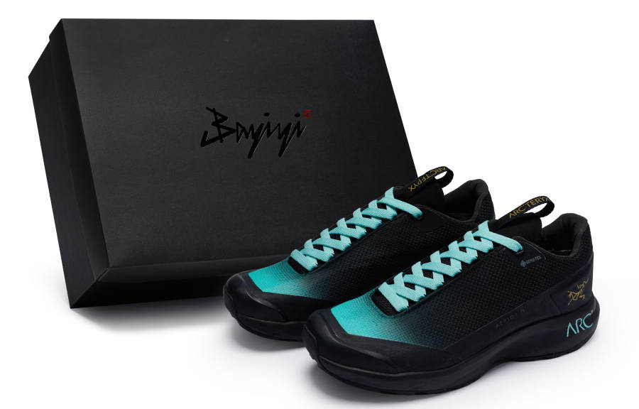Arcteryx Arc'teryx Aerios Fl 2 Abrasion Resistant, Waterproof, And Breathable Low top Outdoor Shoes Unisex Black Blue