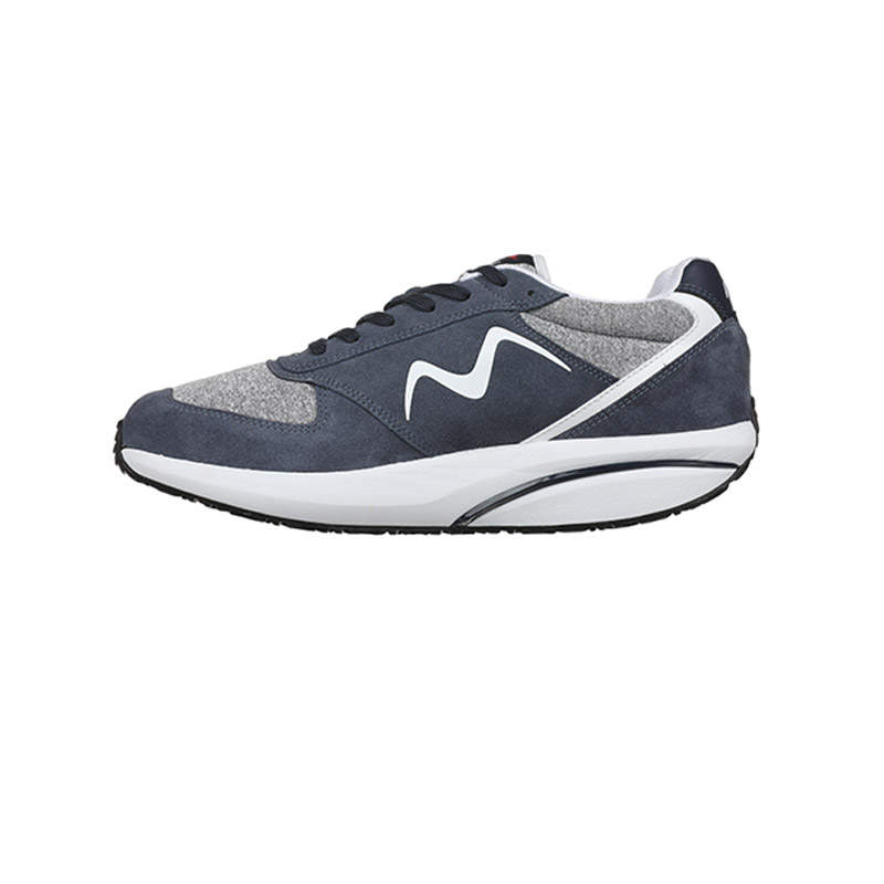 MBT Outdoor Shoes Men's Low Top Dark Blue/Light Gray