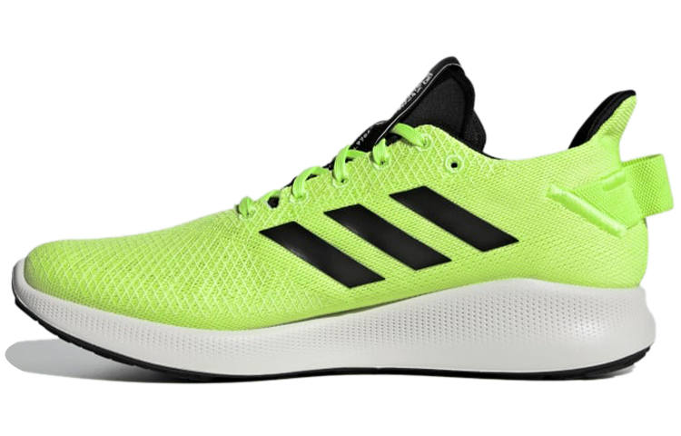 Adidas Adidas SenseBounce+ Street Breathable Mid top Running Shoes Men's Green Black