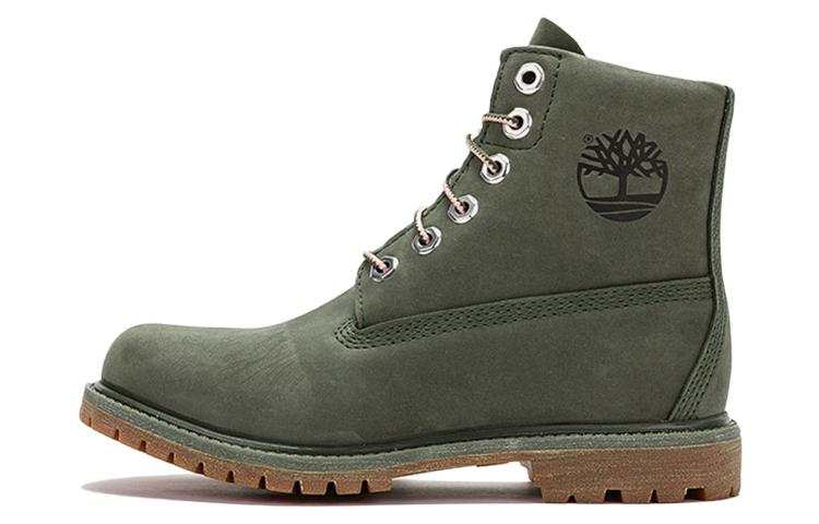 Timberland Nellie 6 Inch Waterproof Boots 'Dark Green Nubuck' Women's