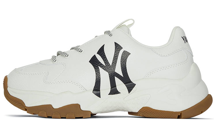 MLB MLB Big Ball Chunky Height Increasing Low top Chunky Sneakers Unisex Ecru