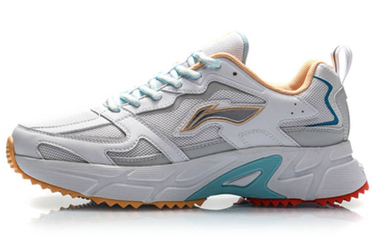 Li-Ning Li Ning Abrasion Resistant Breathable Abrasion Resistant Breathable Low top Running Shoes Women's Antarctic Gray