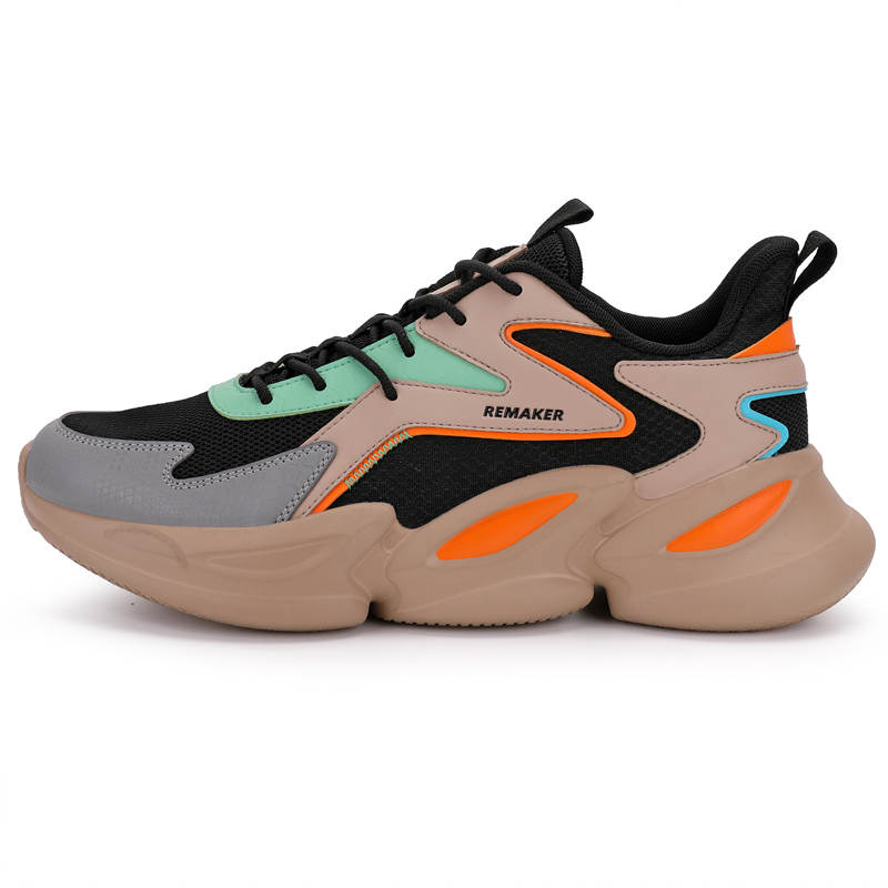 QIAODAN Low top Running Shoes Men's Sand Umber Black