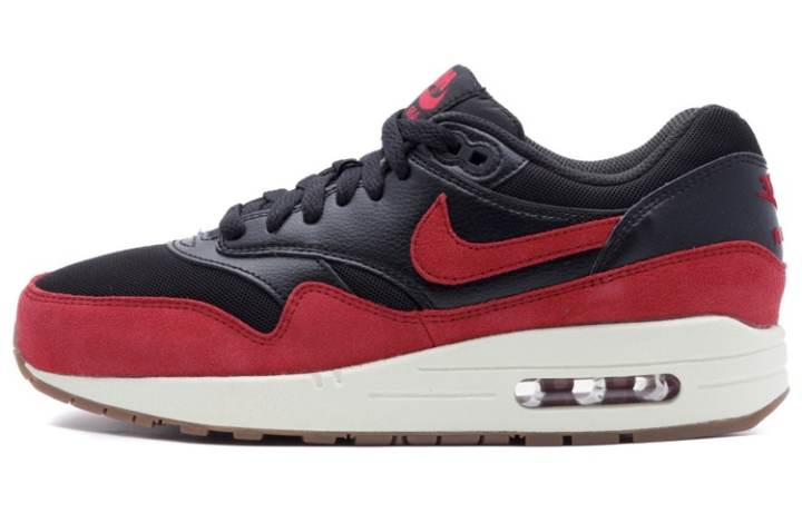 Nike Nike Air Max 1 Black Red Sail Women's