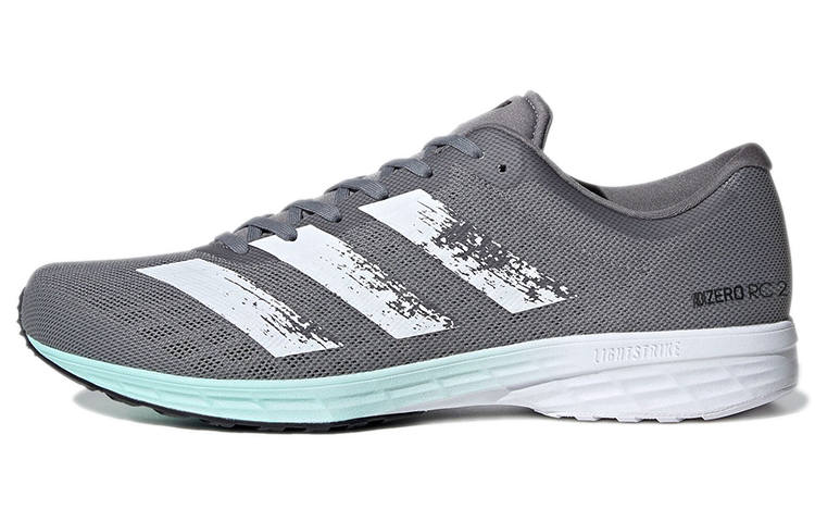 Adidas Adidas Adizero RC 2 Comfortable Slip Resistant Abrasion Resistant Low top Athletic Shoes Men's Gray