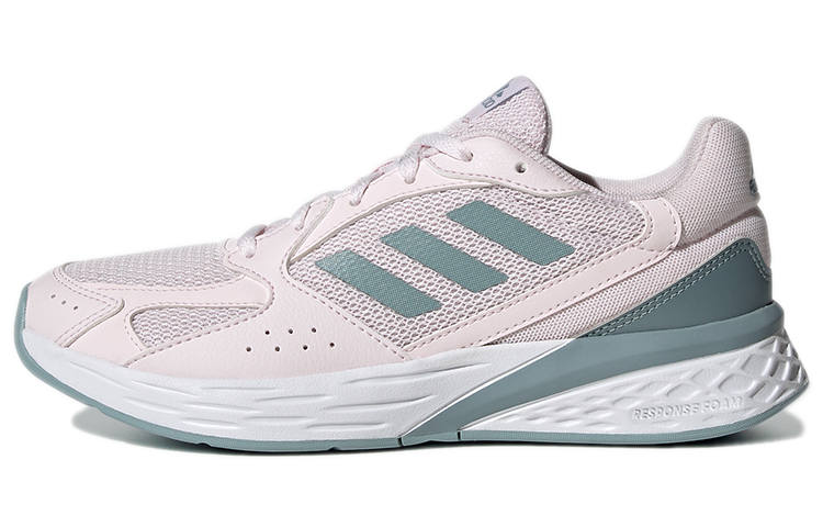Adidas Adidas Response Run Comfortable Abrasion Resistant Low top Running Shoes Women's Pink