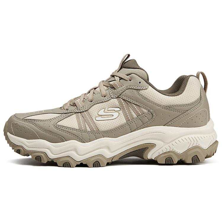 Skechers Stamina At Cushioning Abrasion Resistant Breathable Support Low top Outdoor Shoes Men's Taupe