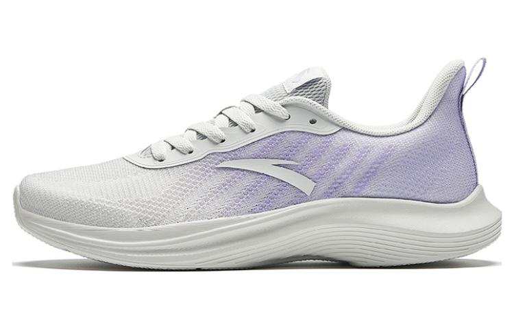 Anta Slip Resistant Abrasion Resistant Slip Resistant Abrasion Resistant Low top Running Shoes Women's White Purple