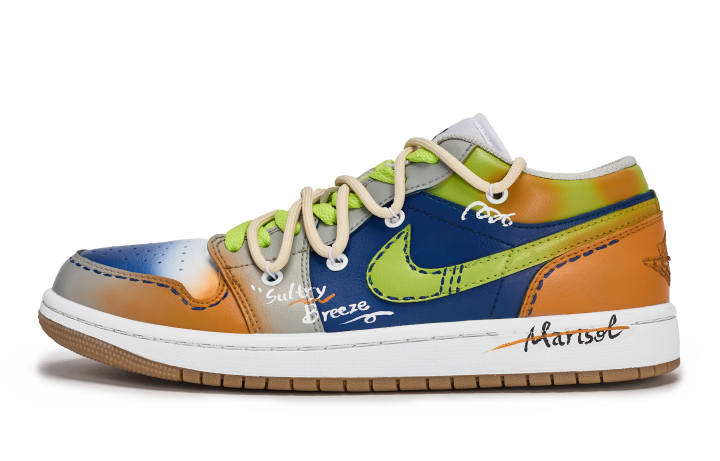 Jordan Jordan Air Jordan 1 811 Manufacturing, Orange Maris Sal Abrasion Resistant Abrasion Resistant Low top
